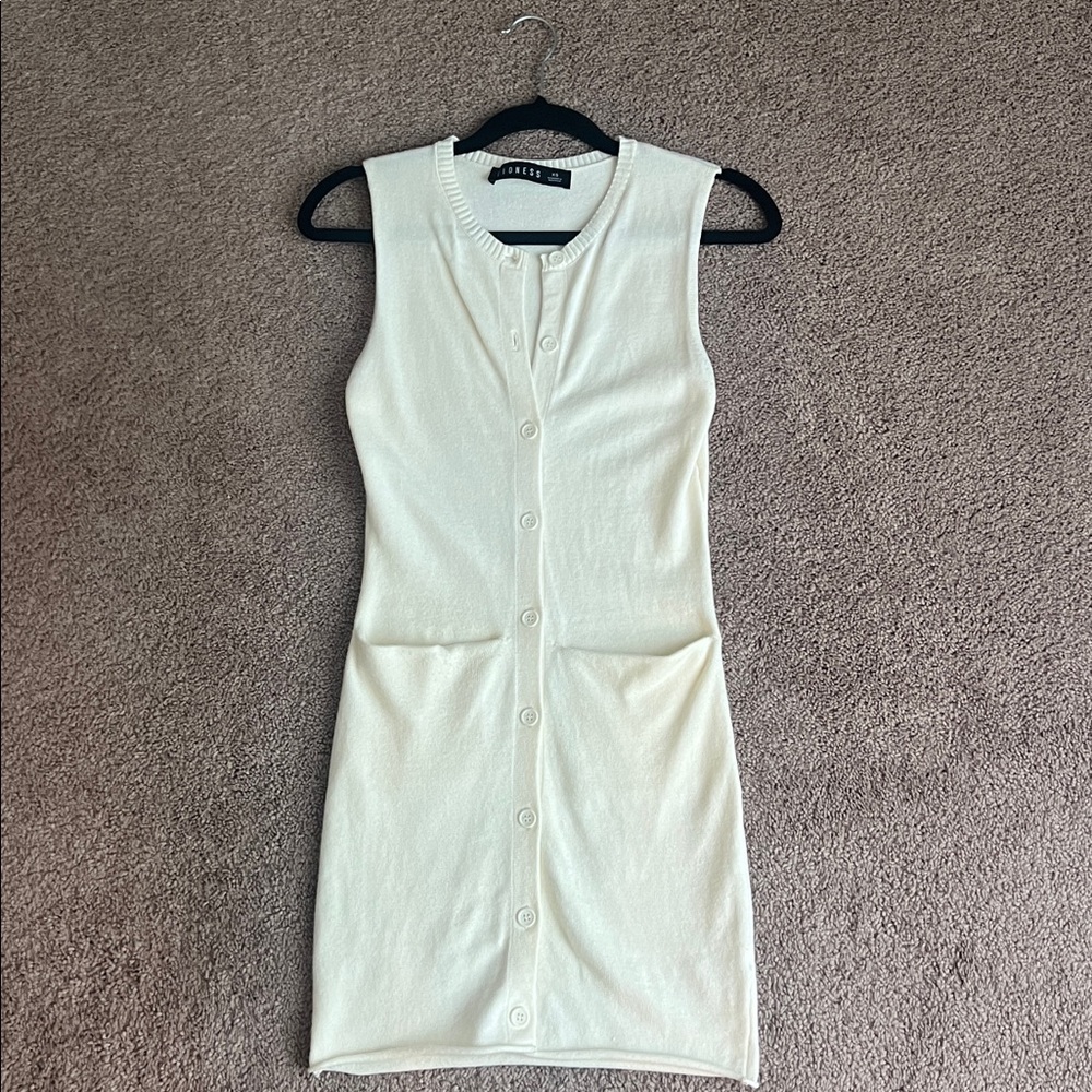 LIONESS KOURT MINI DRESS - IVORY - Picture 3 of 4